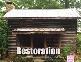 Historic Log Cabin Restoration  Walton County, Georgia